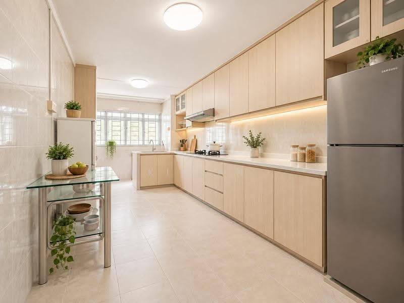 10 Eunos Crescent, 10 Eunos Crescent, Eunos / Geylang / Paya Lebar, 3 Bedrooms, 980 sqft, HDB Flat For Sale, by Kieran Koh, 500258963 - Kitchen - PropertyGuru.com.sg