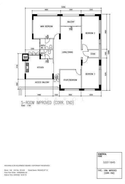 136 Bishan Street 12, 136 Bishan Street 12, Ang Mo Kio / Bishan / Thomson, 3 Bedrooms, 1,302 sqft, HDB Flat For Sale, by Sharol Pek, 500258965 - PropertyGuru.com.sg