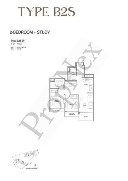 Norwood Grand, Admiralty / Woodlands, 2 Bedrooms, 710 sqft, Condominium For Rent, by Jayden Chia, 500258971 - PropertyGuru.com.sg