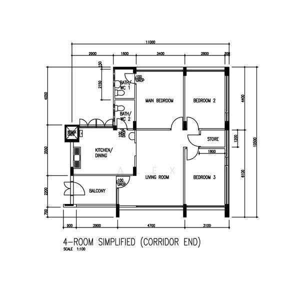 641 Yishun Street 61, 641 Yishun Street 61, Sembawang / Yishun, 3 Bedrooms, 980 sqft, HDB Flat For Sale, by Alex Yap 叶国祯, 500258980 - PropertyGuru.com.sg