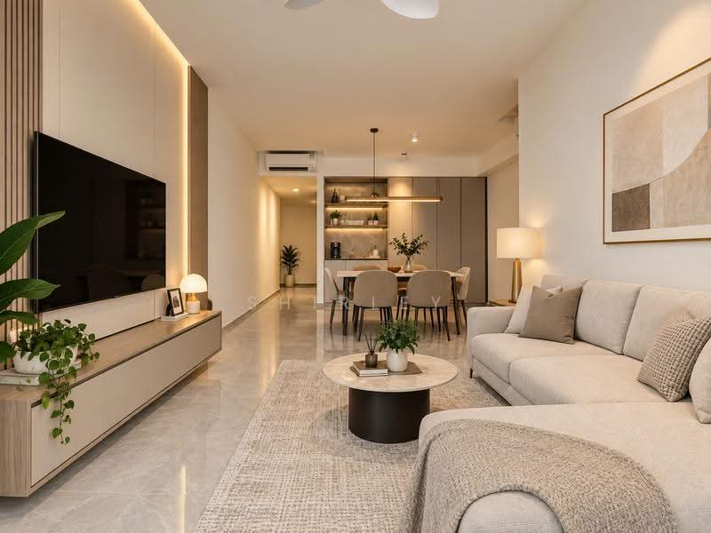 Norwood Grand, Admiralty / Woodlands, 4 Bedrooms, 1,313 sqft, Condominium For Sale, by Shirley Fong, 500259005 - Living Room - PropertyGuru.com.sg