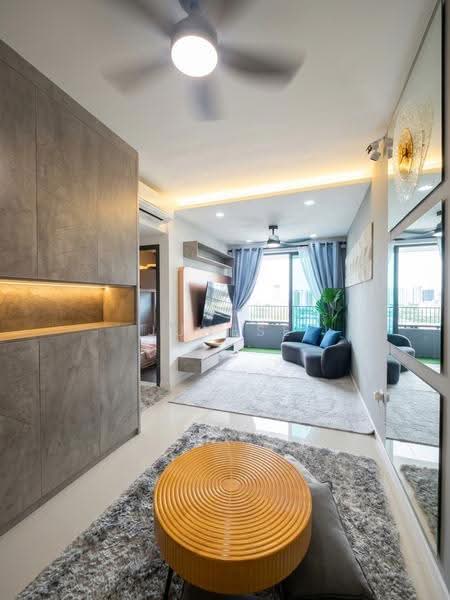 Treasure at Tampines, 57 Tampines Lane, Pasir Ris / Tampines, 2 Bedrooms, 678 sqft, Condominium For Sale, by Junese See, 500259015 - Living Room - PropertyGuru.com.sg