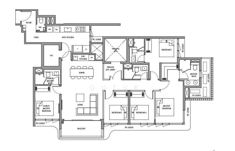 Vela Bay, 1 Bayshore Walk, Bedok / Upper East Coast, 5 Bedrooms, 1,582 sqft, Condominium For Sale, by Qutub Khan, 500259056 - PropertyGuru.com.sg