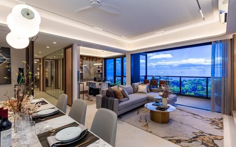 Vela Bay, 1 Bayshore Walk, Bedok / Upper East Coast, 5 Bedrooms, 1,582 sqft, Condominium For Sale, by Qutub Khan, 500259056 - Living Room - PropertyGuru.com.sg