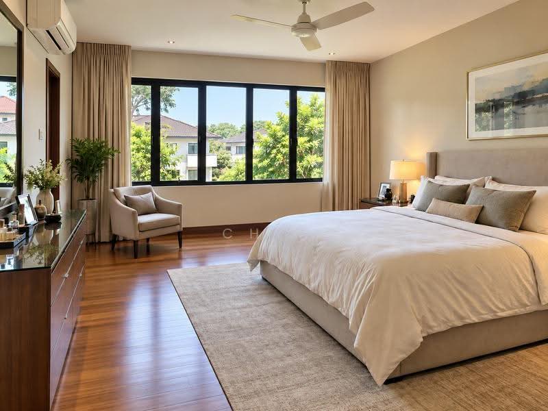 Hillview Enclave Semi-D Recently Renovated, Hillview Enclave, Dairy Farm / Bukit Panjang / Choa Chu Kang, 5 Bedrooms, 5,800 sqft, Semi-Detached House For Sale, by CHEN ., 500259079 - Bedroom - PropertyGuru.com.sg