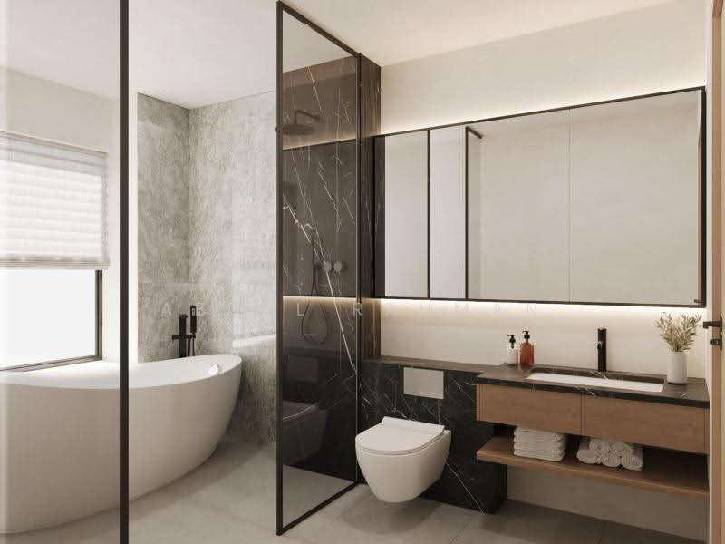 BRAND NEW 3-STY TERRACE @ SEMBAWANG PARK, ANDREWS AVE, JALAN SANKAM, Sembawang / Yishun, 5 Bedrooms, 4,834 sqft, Terraced House For Sale, by Abdul Rahman, 500259108 - Bathroom - PropertyGuru.com.sg