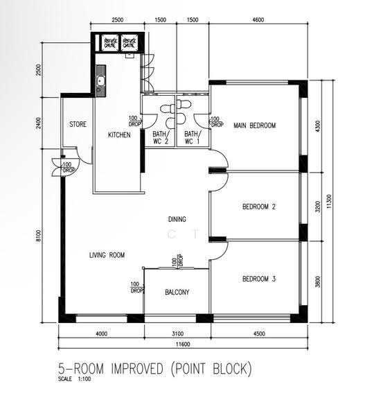 168 Bishan Street 13, 168 Bishan Street 13, Ang Mo Kio / Bishan / Thomson, 3 Bedrooms, 1,302 sqft, HDB Flat For Sale, by CT Wu 伍志道, 500259121 - PropertyGuru.com.sg