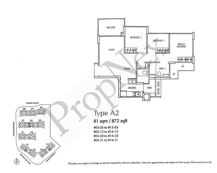 The Tampines Trilliant, 21 Tampines Central 7, Pasir Ris / Tampines, 2 Bedrooms, 872 sqft, Condominium For Sale, by Pariz Caesarly, 500259127 - PropertyGuru.com.sg