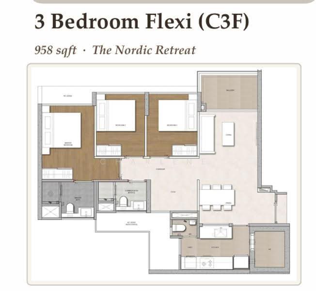 Amberwood at Holland, Tanglin / Holland / Bukit Timah, 3 Bedrooms, 958 sqft, Condominium For Sale, by Charlene Lim (林静龄), 500259166 - PropertyGuru.com.sg