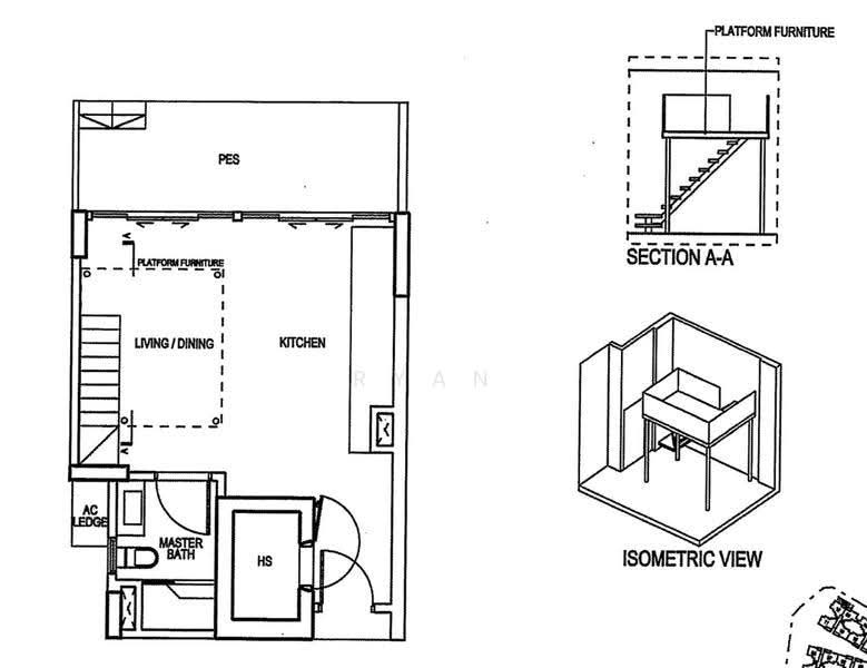 Euhabitat, 224 Jalan Eunos, Eunos / Geylang / Paya Lebar, 1 Bedroom, 581 sqft, Condominium For Sale, by Ryan Tan, 500259169 - PropertyGuru.com.sg