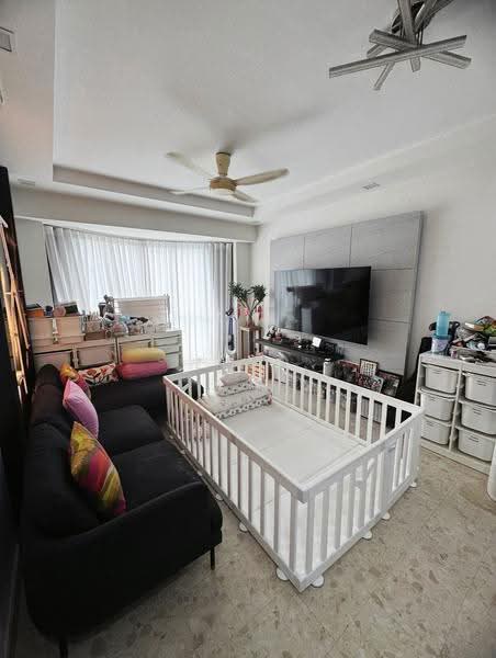 Yew Mei Green, 52 Choa Chu Kang North 6, Dairy Farm / Bukit Panjang / Choa Chu Kang, 3 Bedrooms, 1,292 sqft, Condominium For Sale, by Liao Jackson, 500259182 - Living Room - PropertyGuru.com.sg