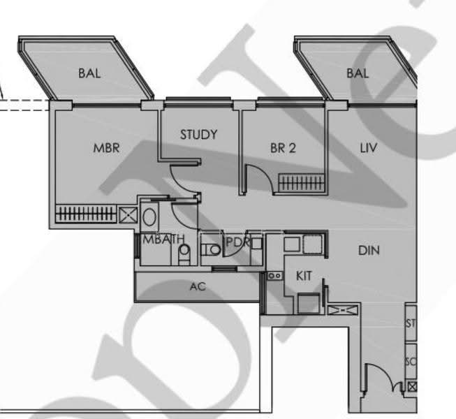 Sky Habitat, 9 Bishan Street 15, Ang Mo Kio / Bishan / Thomson, 3 Bedrooms, 1,023 sqft, Condominium For Rent, by Kuanyee Goh, 500259195 - PropertyGuru.com.sg
