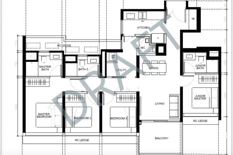 The Hillier, 6 Hillview Rise, Dairy Farm / Bukit Panjang / Choa Chu Kang, 4 Bedrooms, 1,259 sqft, Condominium For Sale, by Gelene Ong, 500259261 - PropertyGuru.com.sg
