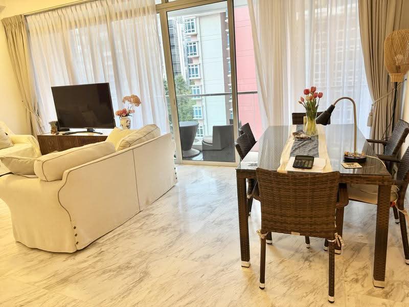 Bellerive, 9 Keng Chin Road, Tanglin / Holland / Bukit Timah, 3 Bedrooms, 1,173 sqft, Condominium For Rent, by Linda Gan, 500259271 - Living Room - PropertyGuru.com.sg