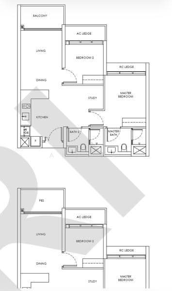 Chuan Park, 250 Lorong Chuan, Hougang / Punggol / Sengkang, 2 Bedrooms, 743 sqft, Condominium For Sale, by Andrea Seoh, 500259281 - PropertyGuru.com.sg