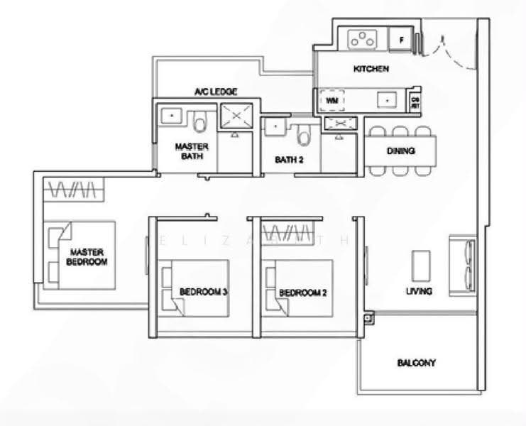 Stirling Residences, 25 Stirling Road, Alexandra / Commonwealth, 3 Bedrooms, 883 sqft, Condominium For Sale, by Elizabeth Poh, 500259354 - PropertyGuru.com.sg