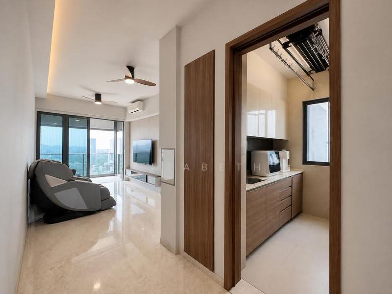 Stirling Residences, 25 Stirling Road, Alexandra / Commonwealth, 3 Bedrooms, 883 sqft, Condominium For Sale, by Elizabeth Poh, 500259354 - Living Room - PropertyGuru.com.sg