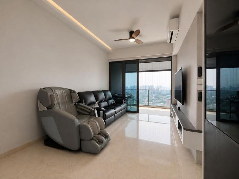 Stirling Residences, 25 Stirling Road, Alexandra / Commonwealth, 3 Bedrooms, 883 sqft, Condominium For Sale, by Elizabeth Poh, 500259354 - Living Room - PropertyGuru.com.sg