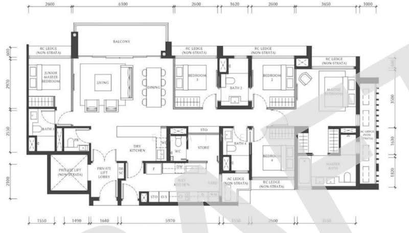 Cheap 5 bed fh novena, 1km sji & hong wen 5 bed, Newton / Novena, 5 Bedrooms, 1,755 sqft, Condominium For Sale, by Elaine Wong, 500259404 - PropertyGuru.com.sg