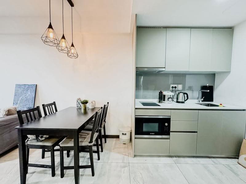 Lake Grande, 2 Jurong Lake Link, Boon Lay / Jurong / Tuas, 2 Bedrooms, 624 sqft, Condominium For Rent, by Isaac Lin, 500259470 - Kitchen - PropertyGuru.com.sg