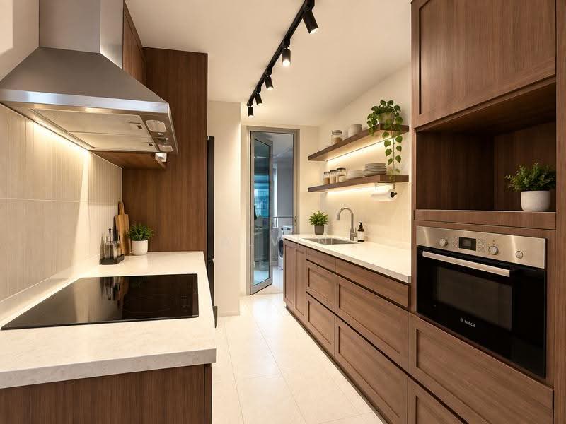 The Minton, 147 Hougang Street 11, Hougang / Punggol / Sengkang, 2 Bedrooms, 1,475 sqft, Condominium For Sale, by Alvin Neo, 500259535 - Kitchen - PropertyGuru.com.sg