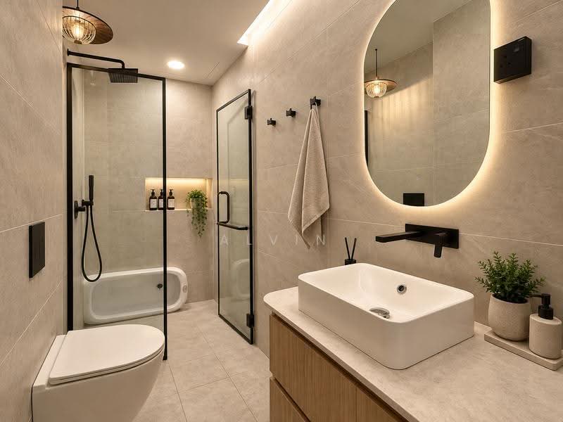 The Minton, 147 Hougang Street 11, Hougang / Punggol / Sengkang, 2 Bedrooms, 1,475 sqft, Condominium For Sale, by Alvin Neo, 500259535 - Bathroom - PropertyGuru.com.sg