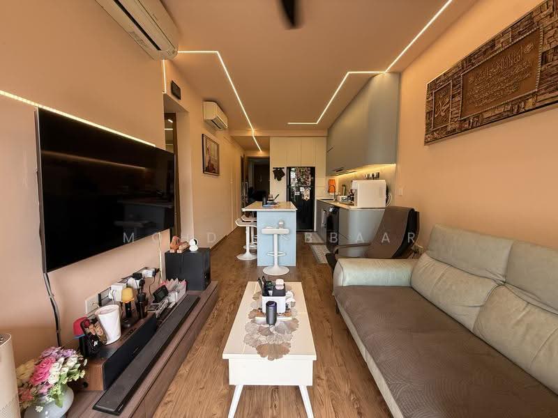 Kingsford Waterbay, 84 Upper Serangoon View, Hougang / Punggol / Sengkang, 2 Bedrooms, 688 sqft, Condominium For Sale, by Mohd Jabbaar Bin Kamsani, 500259583 - Living Room - PropertyGuru.com.sg