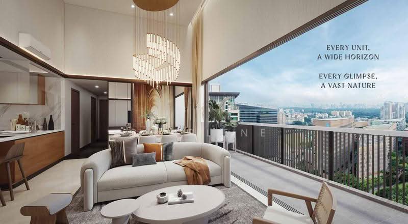 Blossoms By The Park, 9 Slim Barracks Rise, Buona Vista / West Coast / Clementi New Town, 3 Bedrooms, 1,044 sqft, Condominium For Sale, by Charlene Lim (林静龄), 500259598 - Living Room - PropertyGuru.com.sg