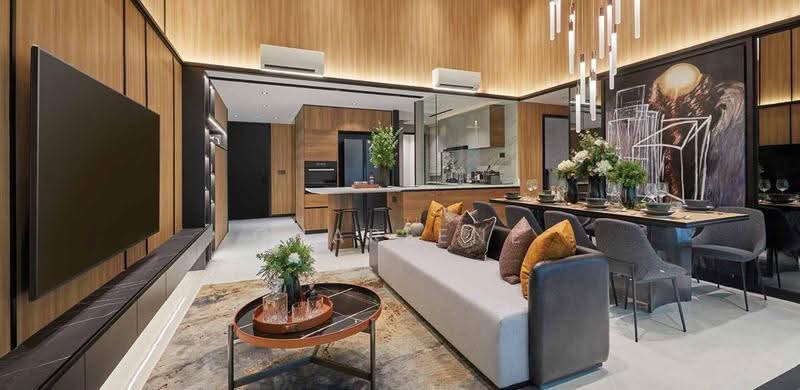 Blossoms By The Park, 9 Slim Barracks Rise, Buona Vista / West Coast / Clementi New Town, 3 Bedrooms, 1,044 sqft, Condominium For Sale, by Charlene Lim (林静龄), 500259598 - Living Room - PropertyGuru.com.sg