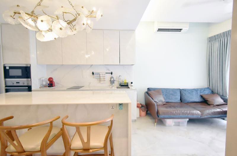 Whitescape, 88 Lorong N Telok Kurau, East Coast / Marine Parade, 2 Bedrooms, 667 sqft, Condominium For Rent, by Brina Lee, 500259609 - Living Room - PropertyGuru.com.sg