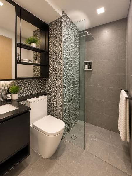 The Antares, 19 Mattar Road, Eunos / Geylang / Paya Lebar, 2 Bedrooms, 657 sqft, Condominium For Rent, by Nobie Tan, 500259638 - Bathroom - PropertyGuru.com.sg