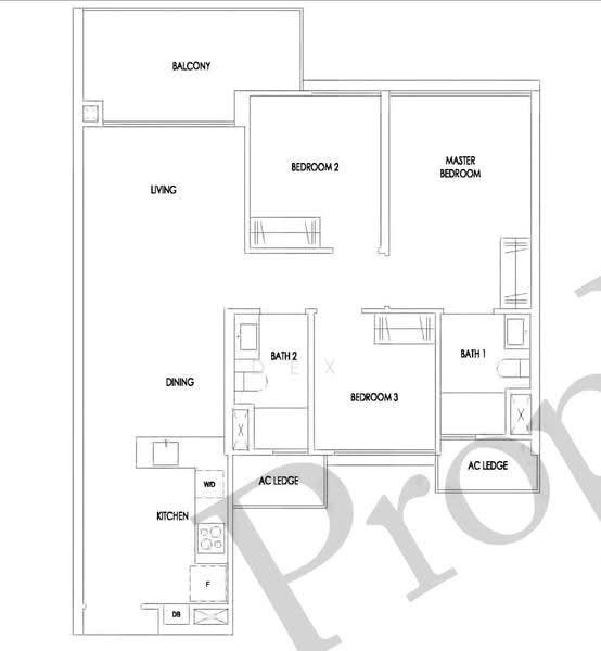 Treasure at Tampines, 45 Tampines Lane, Pasir Ris / Tampines, 3 Bedrooms, 915 sqft, Condominium For Sale, by Dex Ho, 500259645 - PropertyGuru.com.sg