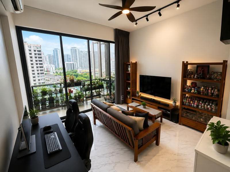 CHEAP ONE BEDDER WITH HIGH RENTAL YIELD, Dairy Farm / Bukit Panjang / Choa Chu Kang, 1 Bedroom, 614 sqft, Condominium For Sale, by Joe Nah, 500259682 - Living Room - PropertyGuru.com.sg