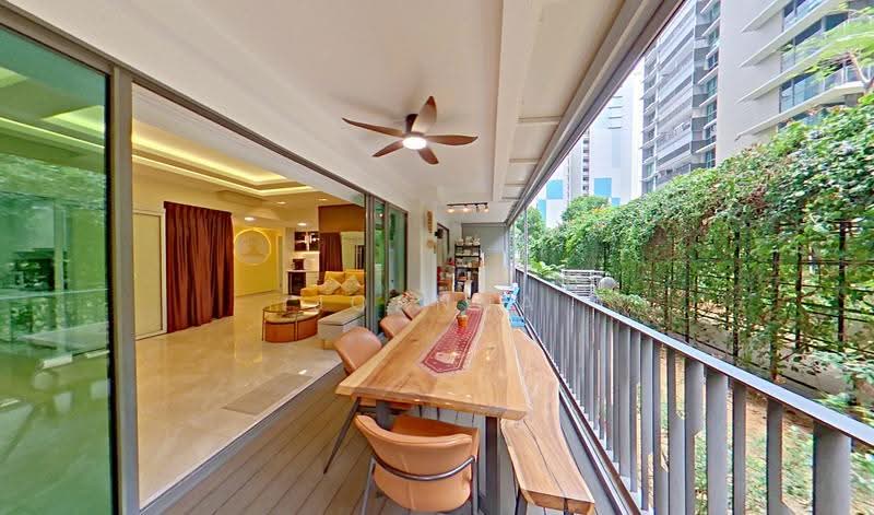 The Topiary, 13 Fernvale Lane, Seletar / Yio Chu Kang, 3 Bedrooms, 1,539 sqft, Condominium For Sale, by Joanna Sivaraj, 500259711 - Patio / Dining - PropertyGuru.com.sg
