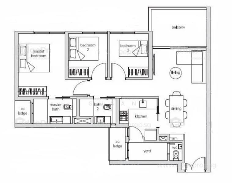 The Panorama, 16 Ang Mo Kio Ave 2, Ang Mo Kio / Bishan / Thomson, 3 Bedrooms, 1,023 sqft, Condominium For Sale, by Susan Zheng, 500259751 - PropertyGuru.com.sg