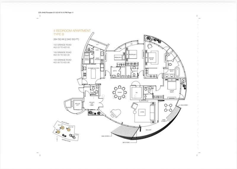 Cliveden at Grange, 100 Grange Road, Tanglin / Holland / Bukit Timah, 4 Bedrooms, 2,842 sqft, Condominium For Sale, by Irene Tow, 500259769 - PropertyGuru.com.sg