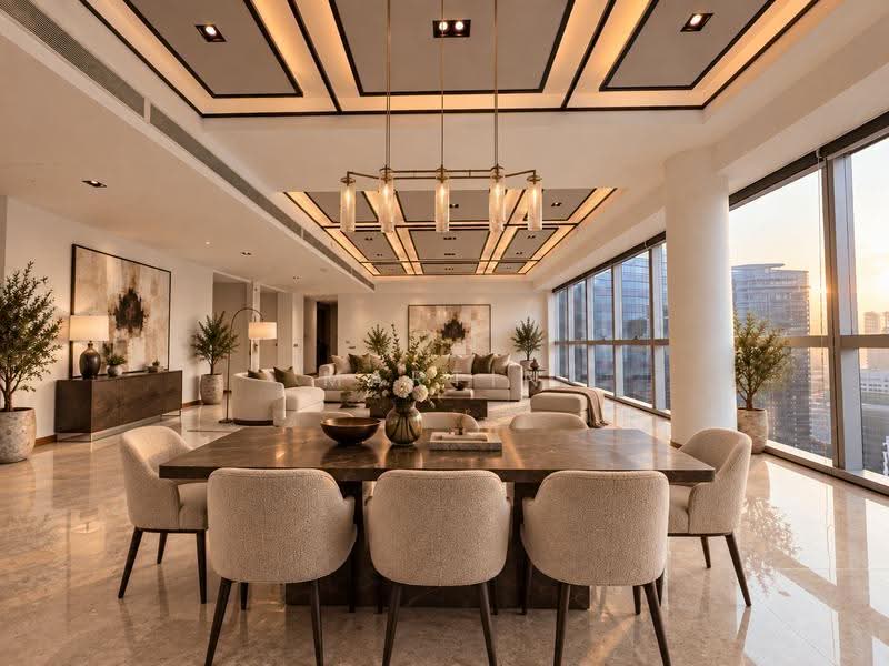 Marina Bay Residences, 18 Marina Boulevard, Boat Quay / Raffles Place / Marina, 5 Bedrooms, 3,972 sqft, Condominium For Rent, by Martin Yeo, 500259792 - Living Room - PropertyGuru.com.sg