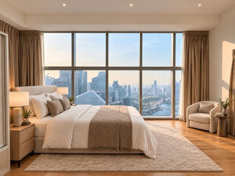 Marina Bay Residences, 18 Marina Boulevard, Boat Quay / Raffles Place / Marina, 5 Bedrooms, 3,972 sqft, Condominium For Rent, by Martin Yeo, 500259792 - Bedroom - PropertyGuru.com.sg