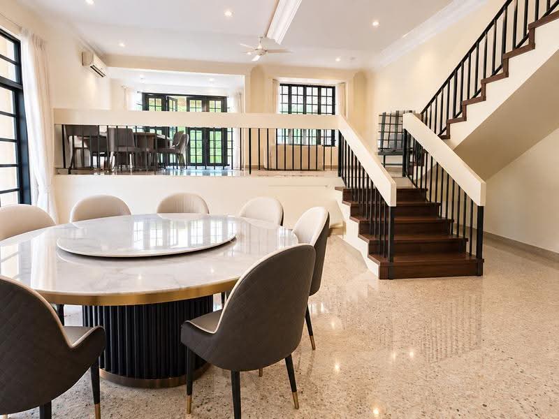 Henry Park Pri | Holland Gardens | Moonbeam Terrace | Holland Road | Holland Grove | Mount Sinai, Moonbeam Terrace / Holland Road / Holland Grove / Mount Sinai, Tanglin / Holland / Bukit Timah, 4 Bedrooms, 4,000 sqft, Semi-Detached House For Sale, by Jolene Koh, 500259797 - Dining Room - PropertyGuru.com.sg