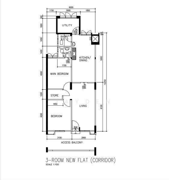 346 Ang Mo Kio Avenue 3, 346 Ang Mo Kio Avenue 3, Ang Mo Kio / Bishan / Thomson, 2 Bedrooms, 785 sqft, HDB Flat For Rent, by Jayden Chiang, 500259800 - PropertyGuru.com.sg