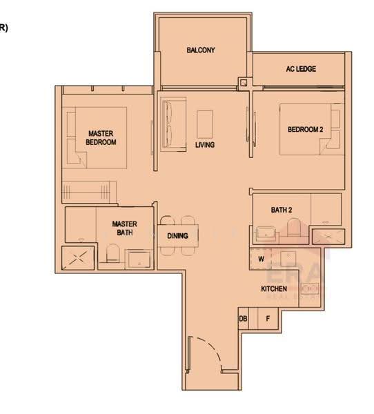 The Florence Residences, 89 Hougang Avenue 2, Hougang / Punggol / Sengkang, 2 Bedrooms, 667 sqft, Condominium For Rent, by Jonivien Yeong 楊桂萍, 500259804 - PropertyGuru.com.sg