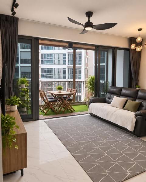 The Criterion, 17 Yishun Street 51, Sembawang / Yishun, 3 Bedrooms, 893 sqft, Condominium For Sale, by Eric Yam, 500259807 - Living Room - PropertyGuru.com.sg