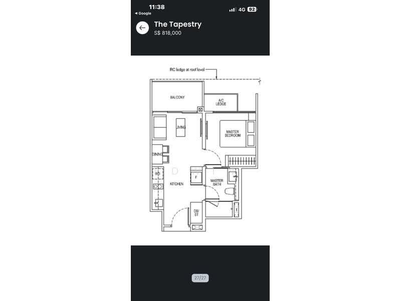 The Tapestry, 61 Tampines Street 86, Pasir Ris / Tampines, 1 Bedroom, 441 sqft, Condominium For Sale, by Edwin Kheng, 500259886 - PropertyGuru.com.sg