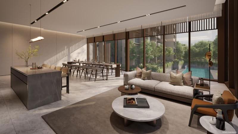 Dunearn House, 764 Dunearn Road, Newton / Novena, 3 Bedrooms, 1,001 sqft, Condominium For Sale, by Jessica Ong, 500259894 - Living Room - PropertyGuru.com.sg