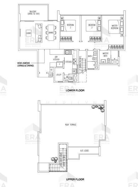 Rare 3 Bedroom penthouse near Punggol MRT, Hougang / Punggol / Sengkang, 3 Bedrooms, 1,991 sqft, Executive Condominium For Sale, by Cherilyn Chua, 500259940 - PropertyGuru.com.sg