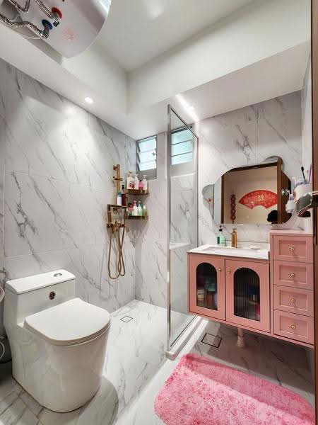 614A Tampines North Drive 1, 614A Tampines North Drive 1, Hougang / Punggol / Sengkang, 3 Bedrooms, 1,001 sqft, HDB Flat For Sale, by Zhi Wei Tan, 500259949 - Bathroom - PropertyGuru.com.sg