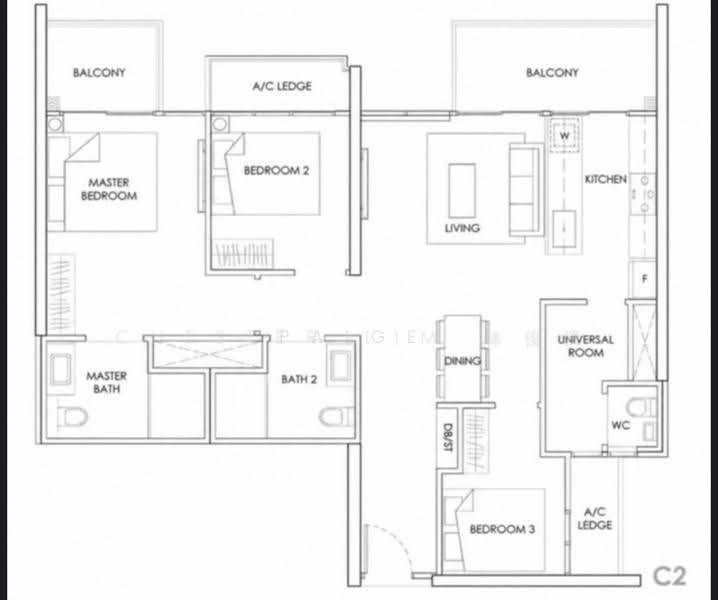 The Alps Residences, Tampines Avenue 10, Pasir Ris / Tampines, 3 Bedrooms, 1,066 sqft, Condominium For Sale, by Paige Lee, 500259957 - PropertyGuru.com.sg