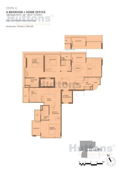 enchanté, 3 Evelyn Road, Newton / Novena, 4 Bedrooms, 1,281 sqft, Apartment For Rent, by Jennifer Ng, 500259972 - PropertyGuru.com.sg