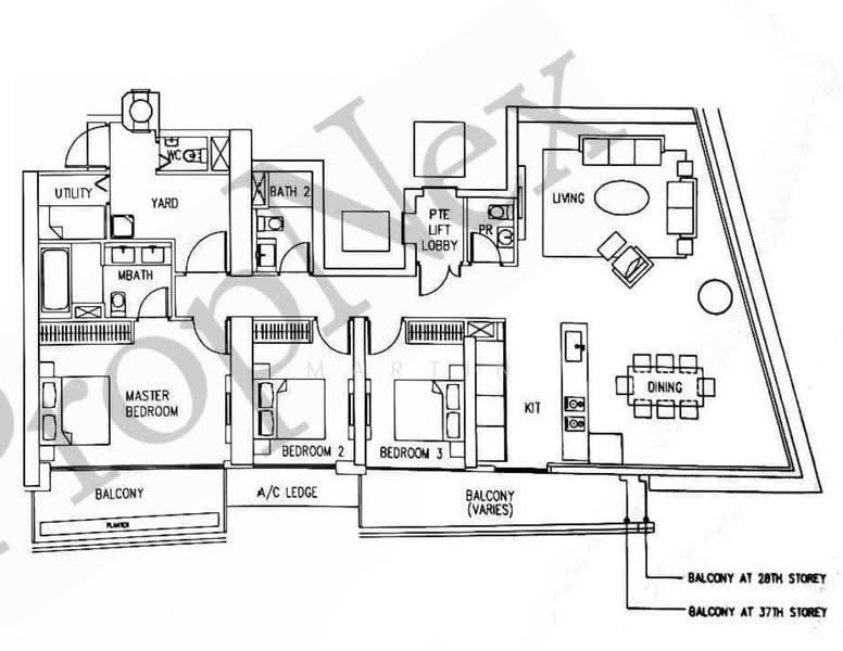 Marina Bay Residences, 18 Marina Boulevard, Boat Quay / Raffles Place / Marina, 3 Bedrooms, 1,970 sqft, Condominium For Sale, by Martin Yeo, 500260054 - PropertyGuru.com.sg