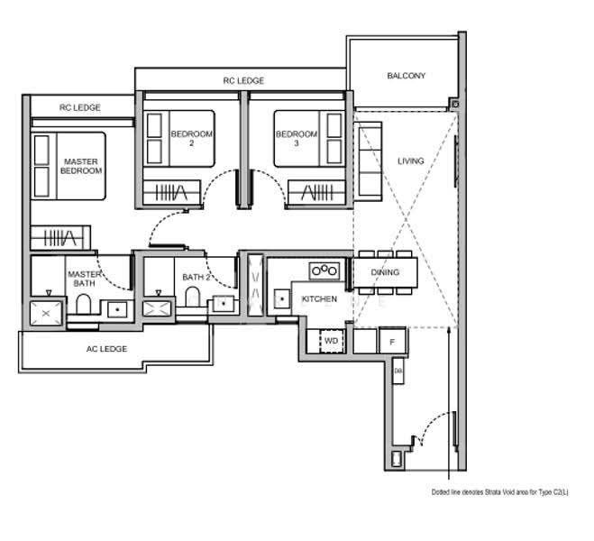 Hillock Green, 22-28 Lentor Central, Mandai / Upper Thomson, 3 Bedrooms, 936 sqft, Condominium For Sale, by Charlene Lim (林静龄), 500260138 - PropertyGuru.com.sg